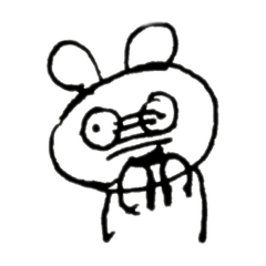 [LINEスタンプ] 使い道の少ないスカスカうさ太
