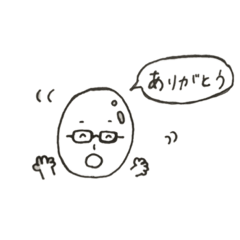 [LINEスタンプ] ぼうず頭