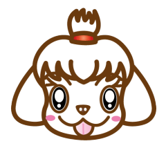 [LINEスタンプ] マルチーズの女の子