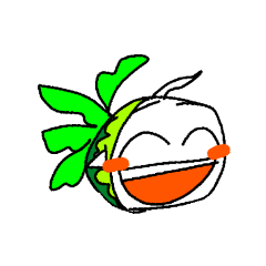 [LINEスタンプ] 顔面で伝えたいこの感情。野菜のカブ