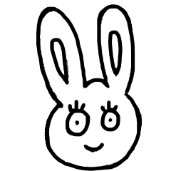 [LINEスタンプ] バグったうさぎちゃん