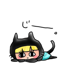 [LINEスタンプ] 黒猫頭巾ちゃんと愉快な仲間たち 