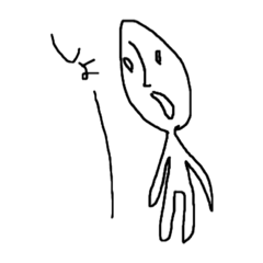 [LINEスタンプ] ひとのような 