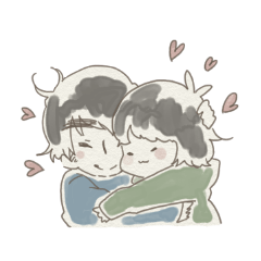 [LINEスタンプ] のすけとユキさん