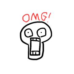 [LINEスタンプ] OMG  スタンプの画像（メイン）