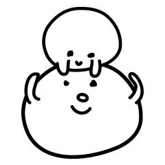 [LINEスタンプ] ポン de もち