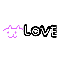 [LINEスタンプ] 手書きシンプル猫スタンプ♡ 