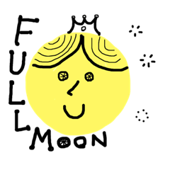 [LINEスタンプ] フルムーンスタンプ 