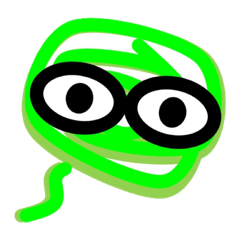 [LINEスタンプ] キモい視線