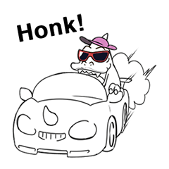 [LINEスタンプ] 可愛い恐竜少女