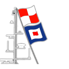 [LINEスタンプ] 海で使われる国際信号旗 1
