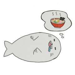 [LINEスタンプ] それ行け！アザラシくん
