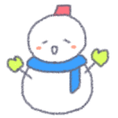 [LINEスタンプ] 雪だるまのゆきまる