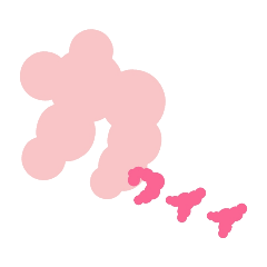 [LINEスタンプ] モコモコ文字だけスタンプ！ 