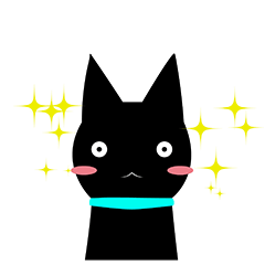 [LINEスタンプ] 黒猫のネコ助