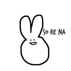 [LINEスタンプ] 語彙力低下うさぎ 