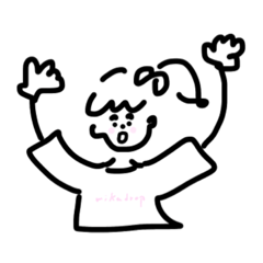 [LINEスタンプ] うでがほそいひとたち