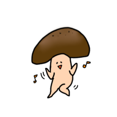 [LINEスタンプ] パーリーシイタケ