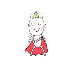 [LINEスタンプ] ピンクの猫4695