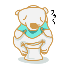 [LINEスタンプ] ミスターしろくまの日常 