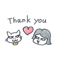 [LINEスタンプ] むちことニャン丸の日常で使えるスタンプ 