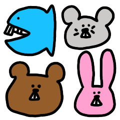 [LINEスタンプ] まえばあにまる 