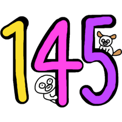 [LINEスタンプ] 145のスタンプ！