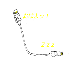 [LINEスタンプ] 意見の合わないケーブル兄弟 