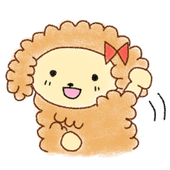 [LINEスタンプ] マシュマロプードル 