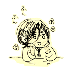 [LINEスタンプ] もちもち青ちゃん 
