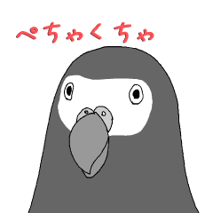 [LINEスタンプ] せわしない小鳥たち