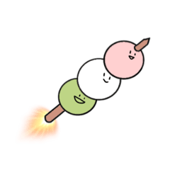 [LINEスタンプ] 君のそばの団子 