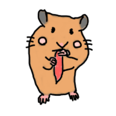 [LINEスタンプ] ハムスターきなこの日常 