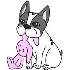 [LINEスタンプ] フレンチブルドッグのピノちゃん 