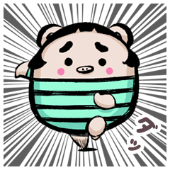 [LINEスタンプ] 奔れプーちゃん！ 