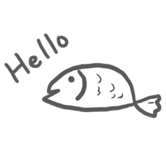 [LINEスタンプ] 魚のあご