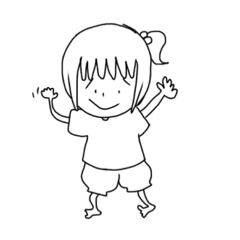 [LINEスタンプ] はっぴぃあかたん 