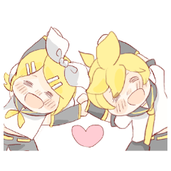 [LINEスタンプ] 鏡音リンと鏡音レンのほのぼのスタンプ 