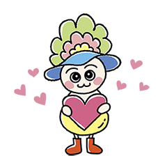 [LINEスタンプ] ほのぼのキュートなピアラちゃん 