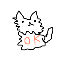 [LINEスタンプ] ねこのけだま 