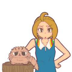 [LINEスタンプ] まぬるねこと悩み子さんスタンプ 