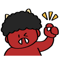 [LINEスタンプ] じごくのおにのスタンプ 