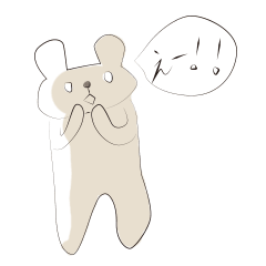 [LINEスタンプ] シュールなくまさんスタンプ 