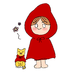 [LINEスタンプ] 雨の妖精と猫 