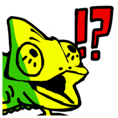 [LINEスタンプ] カメレオン・エボシ