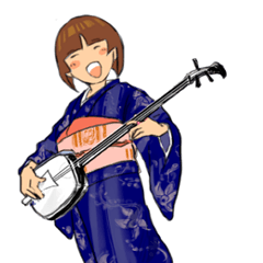 [LINEスタンプ] 民謡三味線NO.2 