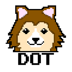 [LINEスタンプ] ドット絵 動物スタンプ 