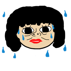 [LINEスタンプ] 唇おばけおばば