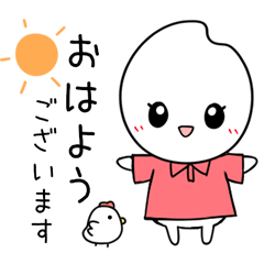 [LINEスタンプ] あかい米穀店のおこめちゃん 