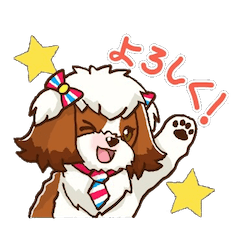[LINEスタンプ] かわいい！シーズー 